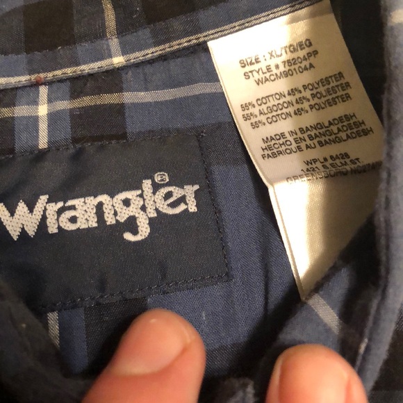 Wrangler Vintage Pearl Snap Shirt - Picture 2 of 3